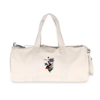 Jordanie - Jordanie - Drapeaux - Sac de sport en toile recyclée Stanley/Stella - blanc naturel - Devant