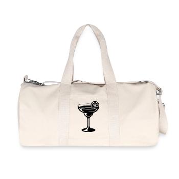 Margarita-Glas - Recycelte Canvas-Sporttasche von Stanley/Stella - Naturweiß - Vorne