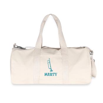 Marty als Trompeten - Recycelte Canvas-Sporttasche von Stanley/Stella - Naturweiß - Vorne