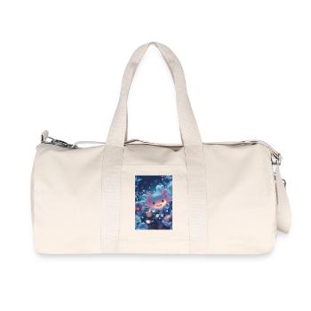 Axolotl Abyssal Fairy Fish - Recycled Canvas Sports Bag by Stanley/Stella - natural - Front