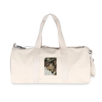 Portrait Crown Thorns - Recycled Canvas Sports Bag by Stanley/Stella - natural - Front