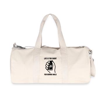 Fingernails Nail Nail Design - Recycled Canvas Sports Bag by Stanley/Stella - natural - Front