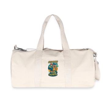 Backprint: Freestyle Scooter Scooter - Recycled Canvas Sports Bag by Stanley/Stella - natural - Front