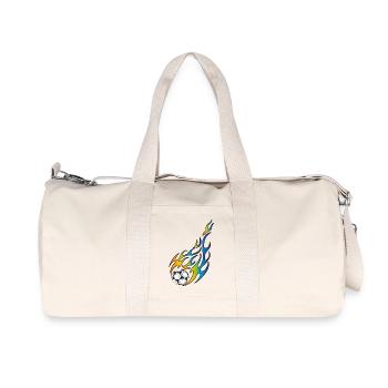 Foot - Sac de sport en toile recyclée Stanley/Stella - blanc naturel - Devant