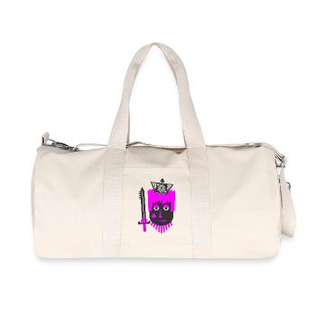 Rosa Königin - Recycelte Canvas-Sporttasche von Stanley/Stella - Naturweiß - Vorne