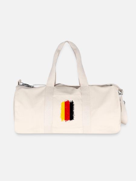 Deutschland - Recycelte Canvas-Sporttasche von Stanley/Stella - Naturweiß
