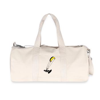 kite-surf - Recycled Canvas Sports Bag by Stanley/Stella - natural - Front