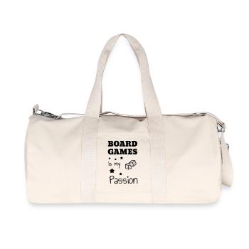 Board Game Brettspiel Jeu de Société Geek - Recycled Canvas Sports Bag by Stanley/Stella - natural - Front