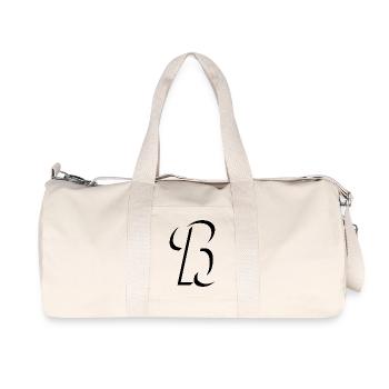 Letter B, name, the letter B - Recycled Canvas Sports Bag by Stanley/Stella - natural - Front