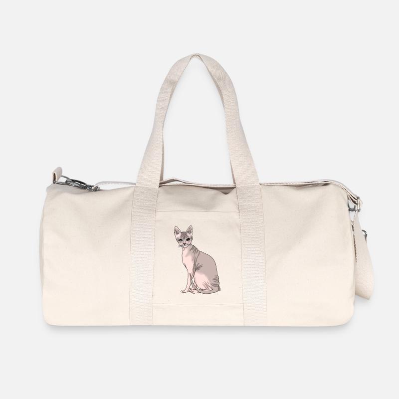 Sphynx - Recycelte Canvas-Sporttasche von Stanley/Stella - Naturweiß