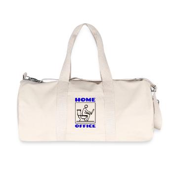 Laptop Profession Home Office Statement Job Office Humor - Recycled Canvas Sports Bag by Stanley/Stella - natural - Front