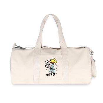 I'm not a nerd - Recycled Canvas Sports Bag by Stanley/Stella - natural - Front