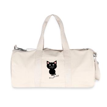 NOËL. ANNEE. ANNIVERSAIRE. RETRAITE. PAPA. MAMAM. - Sac de sport en toile recyclée Stanley/Stella - blanc naturel - Devant