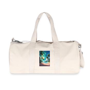 Incroyable journée ensoleillée à la plage d’Hawaï - Sac de sport en toile recyclée Stanley/Stella - blanc naturel - Devant