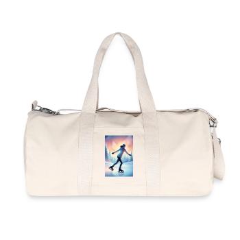 Patinage artistique femme - Sac de sport en toile recyclée Stanley/Stella - blanc naturel - Devant