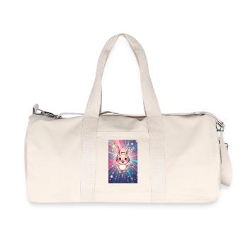 Lucky Bunny Music No.4 - Recycled Canvas Sports Bag by Stanley/Stella - natural - Front