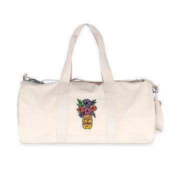 Grandir dans la grâce - Sac de sport en toile recyclée Stanley/Stella - blanc naturel - Devant