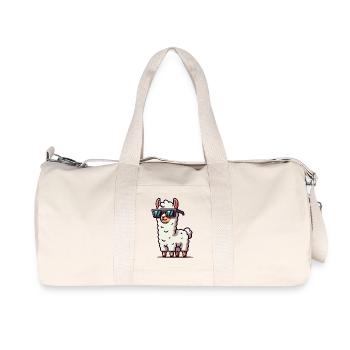 Lunettes de soleil Llama Cool - Sac de sport en toile recyclée Stanley/Stella - blanc naturel - Devant