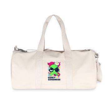Geeky Goodness - Recycled Canvas Sports Bag by Stanley/Stella - natural - Front