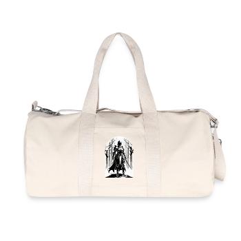 Ritter - Mittelalter Design - Recycelte Canvas-Sporttasche von Stanley/Stella - Naturweiß - Vorne