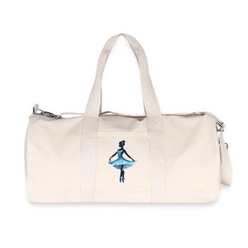 Ballet Dancer Illustration - Sports Design - Recycled Canvas Sports Bag by Stanley/Stella - natural - Front