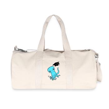 Octopus High School Graduation Passed College - Recycled Canvas Sports Bag by Stanley/Stella - natural - Front