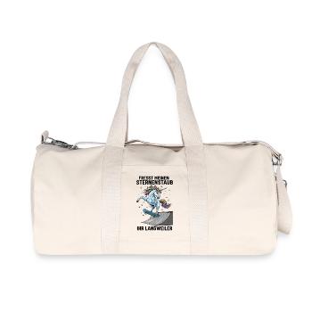 Planche à roulettes Licorne - Sac de sport en toile recyclée Stanley/Stella - blanc naturel - Devant