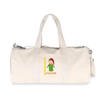 KASPERTHEATER - Recycled Canvas Sports Bag by Stanley/Stella - natural - Front
