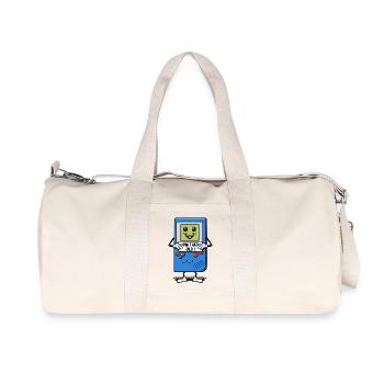 As old as a game console - Recycled Canvas Sports Bag by Stanley/Stella - natural - Front