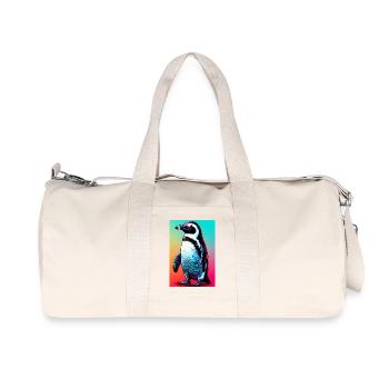 pingouin - Sac de sport en toile recyclée Stanley/Stella - blanc naturel - Devant
