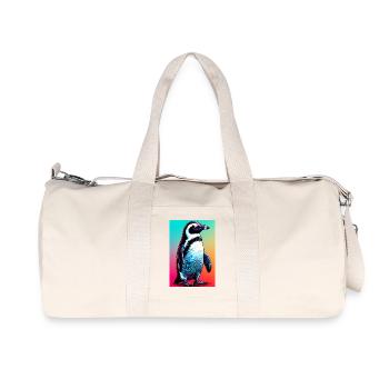 pingouin - Sac de sport en toile recyclée Stanley/Stella - blanc naturel - Devant