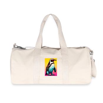 pingouin - Sac de sport en toile recyclée Stanley/Stella - blanc naturel - Devant