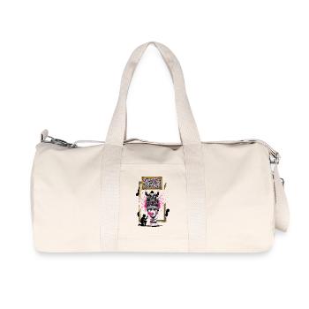 PopCollage Head Sculpture - Recycled Canvas Sports Bag by Stanley/Stella - natural - Front