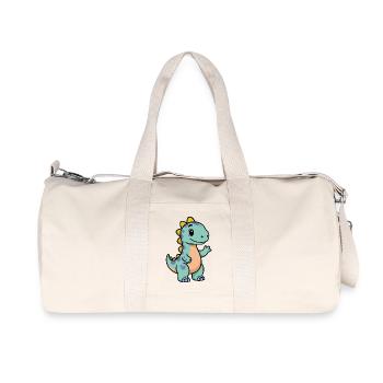 Câlin Little Dino - Sac de sport en toile recyclée Stanley/Stella - blanc naturel - Devant