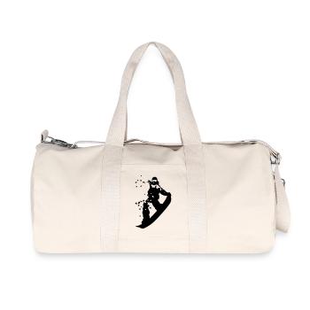 Planche à neige - Sac de sport en toile recyclée Stanley/Stella - blanc naturel - Devant