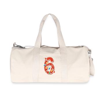 Fun 67 Number 6-7 6 7 Matching Christmas Six You - Recycled Canvas Sports Bag by Stanley/Stella - natural - Front