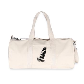 Open Skiff Sailing dinghy Sailboat Regatta sailing Kids - Recycled Canvas Sports Bag by Stanley/Stella - natural - Front