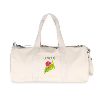 Level 8 Snail - Recycled Canvas Sports Bag by Stanley/Stella - natural - Front
