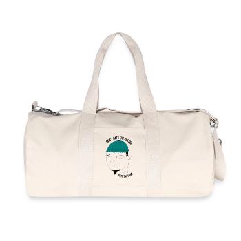 Don't hate the player, hate the game - man - Recycled Canvas Sports Bag by Stanley/Stella - natural - Front
