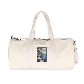 Découvrez le paradis méditerranéen italien de Positano - Sac de sport en toile recyclée Stanley/Stella - blanc naturel - Devant