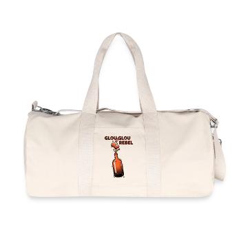 GlouGlou Rebel Bottle Burst - Recycled Canvas Sports Bag by Stanley/Stella - natural - Front