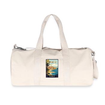 Découvrez la beauté d’Izmir en Turquie - Sac de sport en toile recyclée Stanley/Stella - blanc naturel - Devant