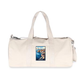 Découvrez la magnifique Chanée en Grèce - Sac de sport en toile recyclée Stanley/Stella - blanc naturel - Devant