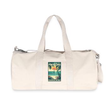 Découvrez Punta Cana République dominicaine - Sac de sport en toile recyclée Stanley/Stella - blanc naturel - Devant