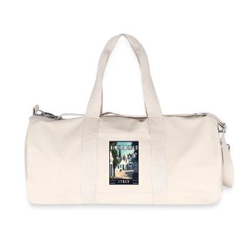 Explorer Alberobello méditerranéen en Italie - Sac de sport en toile recyclée Stanley/Stella - blanc naturel - Devant