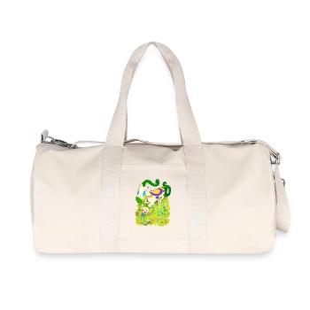 Verschnaufpause - Recycelte Canvas-Sporttasche von Stanley/Stella - Naturweiß - Vorne
