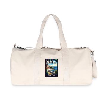 Discover Coastal Beauty of Cascais in Portugal - Recycled Canvas Sports Bag by Stanley/Stella - natural - Front