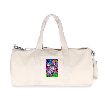 Koala - Recycelte Canvas-Sporttasche von Stanley/Stella - Naturweiß - Vorne