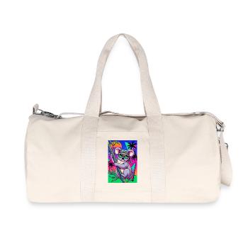 Koala - Sac de sport en toile recyclée Stanley/Stella - blanc naturel - Devant