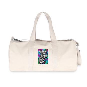 Koala - Sac de sport en toile recyclée Stanley/Stella - blanc naturel - Devant